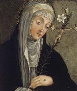 unknow artist St Catherine of Siena Sweden oil painting reproduction